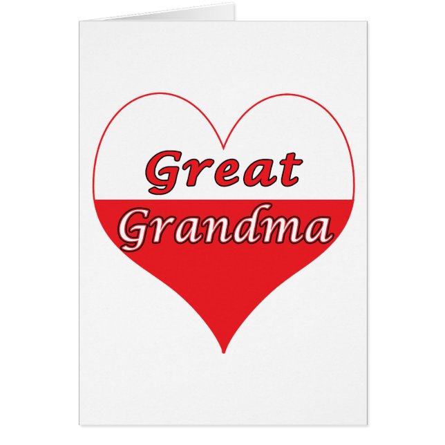 おばあちゃん素晴らしポーランドハート (正面)