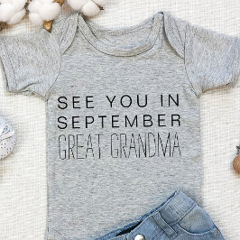 おばあちゃん素晴らし妊娠パーソナライズされた発表 ベビーボディスーツ