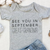 おばあちゃん素晴らし妊娠パーソナライズされた発表 ベビーボディスーツ