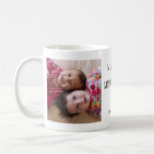 おばあちゃん素晴らし孫2フォトコラージュ コーヒーマグカップ (左)