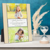 おばあちゃん素晴らし愛する詩カスタム2写真 フォトプラーク (側面)