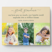 おばあちゃん素晴らし愛する詩カスタム3写真 フォトプラーク (正面)