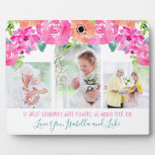 おばあちゃん素晴らし詩3フォトピンクフローラ フォトプラーク (正面)