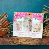 おばあちゃん素晴らし詩3フォトピンクフローラ フォトプラーク (側面)