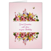 おばあちゃん素晴らし誕生日ビューティフルブーケ (正面)