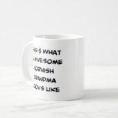 おばあちゃん素晴らし。 コーヒーマグカップ (正面左)