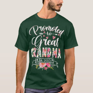 おばあちゃん素晴らしEst 2023フローラファーストTiに昇格 Tシャツ