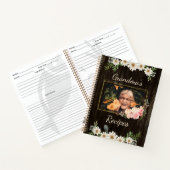 おばあちゃん素朴のレシピと写真 ノートブック (内部)