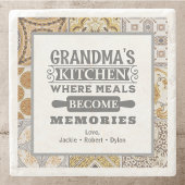おばあちゃん素朴の食事が思い出に ストーンコースター