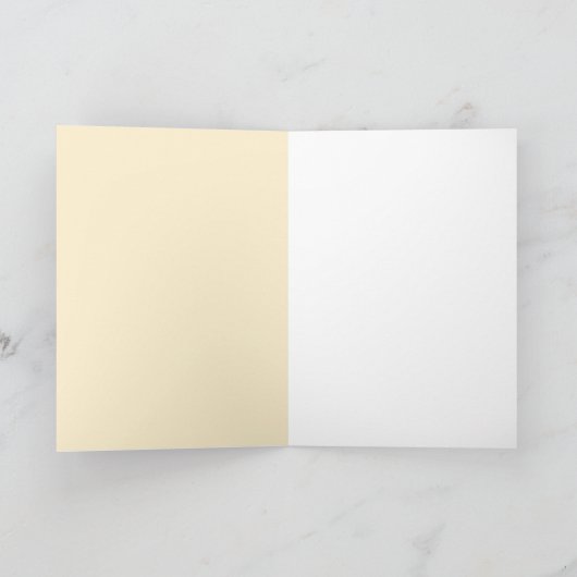 おばあちゃん考えが私の世界グリーティングカード カード (内部)