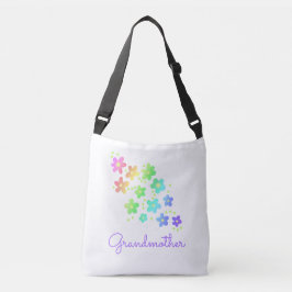 おばあちゃん虹の花 クロスボディバッグ