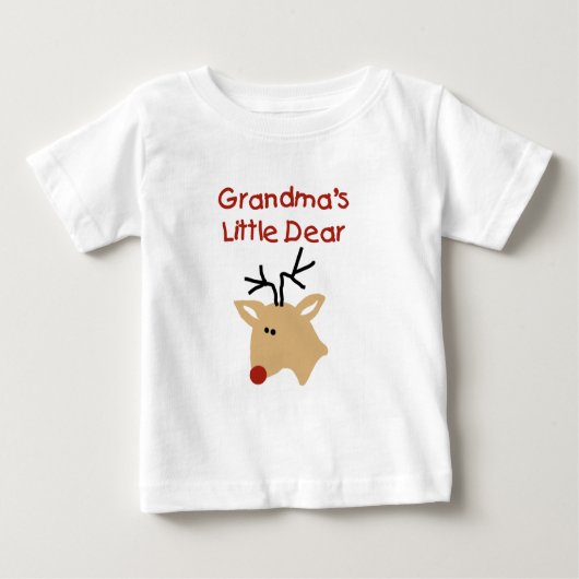 おばあちゃん親愛のTシャツとギフト ベビーTシャツ (正面)