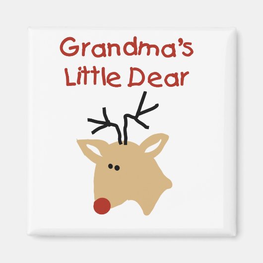 おばあちゃん親愛のTシャツとギフト マグネット (正面)