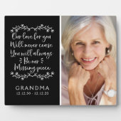 おばあちゃん記念写真記念 フォトプラーク (正面)