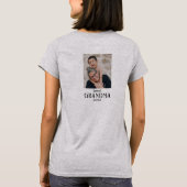 おばあちゃん記念日フォトギフト Tシャツ (裏面)
