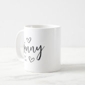 おばあちゃん設立のナニー・イヤー コーヒーマグカップ (正面左)