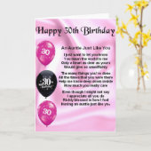 おばあちゃん詩 – 30歳の誕生日 カード (黄色い花)