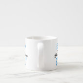 おばあちゃん誇りを持ったの男の赤ちゃんプレゼント エスプレッソカップ (裏面)