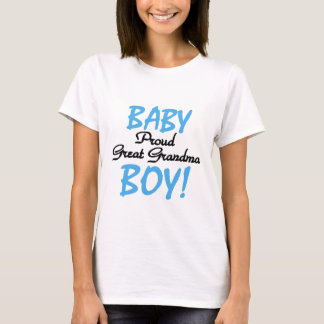 おばあちゃん誇りを持ったの男の赤ちゃんTシャツとギフト Tシャツ