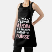 おばあちゃん誇りを持ったナース祖母の看護 エプロン (インサイチュ)