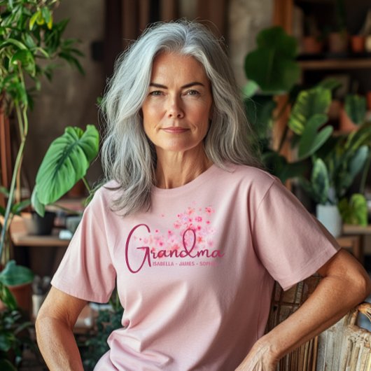 おばあちゃん誇りを持ったフローラシャツ Tシャツ