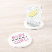 おばあちゃん誇りを持った赤ちゃんガールギフト コースター (側面)