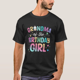 おばあちゃん誕生日ガールバブルボバティーパーティー Tシャツ