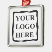 おばあちゃん誕生日パーソナライズされたギフト メタルオーナメント (左)