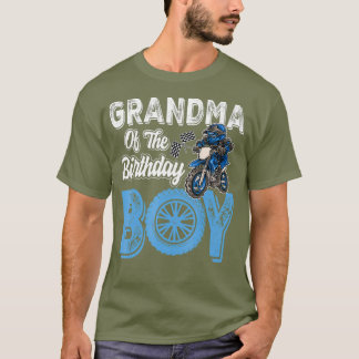 おばあちゃん誕生日ボーイダートバイクデイパーティー Tシャツ