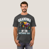 おばあちゃん誕生日ボーイモンスタートラックパーティー Tシャツ (正面フル)