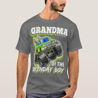 おばあちゃん誕生日ボーイモンスタートラック誕生日 Tシャツ