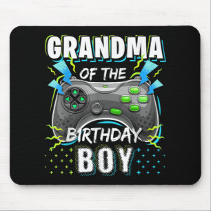 おばあちゃん誕生日男の子のマッチングのビデオゲーム マウスパッド