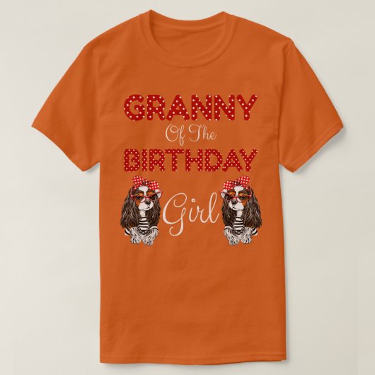 おばあちゃん誕生日 Tシャツ (デザイン正面)
