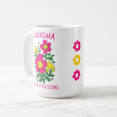 おばあちゃん賛美あなたはお母さんの日 コーヒーマグカップ (正面左)