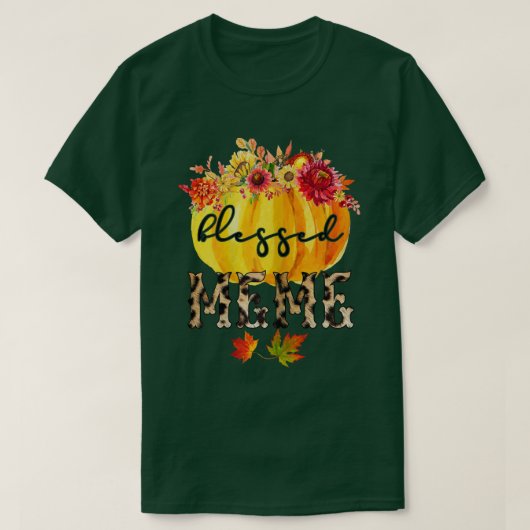 おばあちゃん賛美に対する女性のMeMeAutumnGift Tシャツ (デザイン正面)