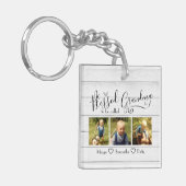 おばあちゃん賛美三写真と呼ばれる  キーホルダー (正面左)