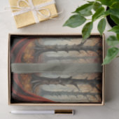 おばあちゃん赤い乗馬フードと狼 薄葉紙 (ギフト)