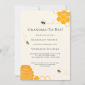 おばあちゃん赤ちゃんシャワー 招待状 (正面)