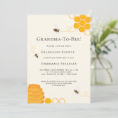 おばあちゃん赤ちゃんシャワー 招待状 (スタンド正面)