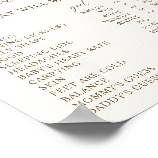 おばあちゃん赤ちゃん服ジェンダーが物語のサインを明かす ポスター (角)