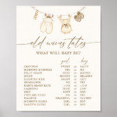 おばあちゃん赤ちゃん服ジェンダーが物語のサインを明かす ポスター (正面)