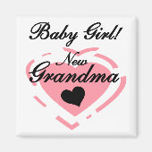 おばあちゃん赤ちゃんTシャツ&ギフト マグネット (正面)