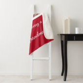 おばあちゃん赤と白の写真コラージュ シェルパブランケット (インサイチュ)