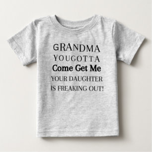 おばあちゃん迎えにきて ベビーTシャツ