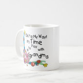 おばあちゃん遊と一緒に過ごす時間 コーヒーマグカップ (正面左)