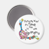 おばあちゃん遊と一緒に過ごす時間 マグネット (正面/裏面)