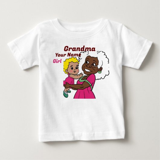 おばあちゃん2 ベビーTシャツ (正面)