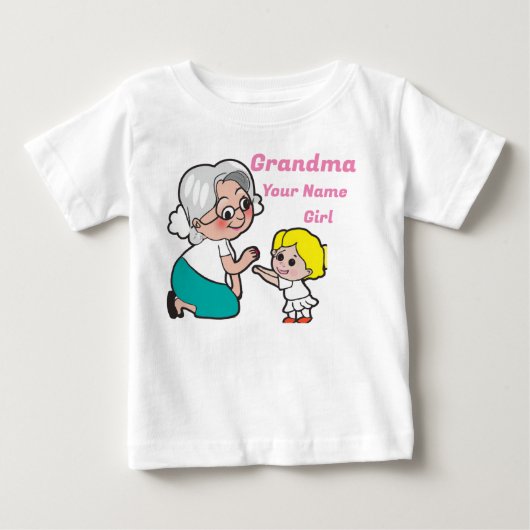 おばあちゃん４ ベビーTシャツ (正面)