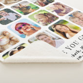 おばあちゃん16フォトコラージュ シェルパブランケット (3/4)