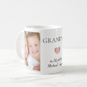 おばあちゃん2枚の写真 コーヒーマグカップ (正面左)